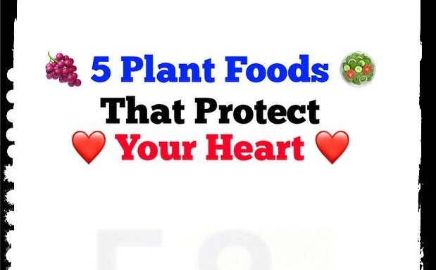 Plant foods that protect your heart poster