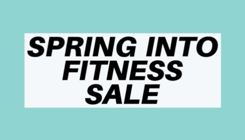 Spring Fitness Sale Poster