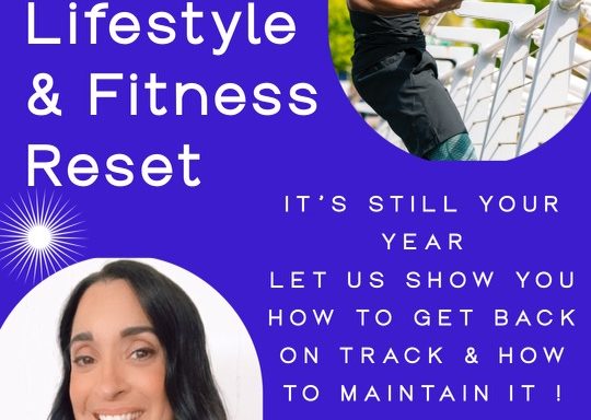 Poster For Fitness Challenge Reset