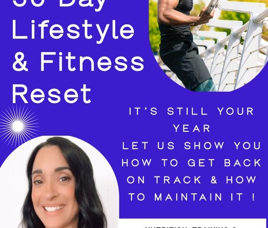 Poster For Fitness Challenge Reset